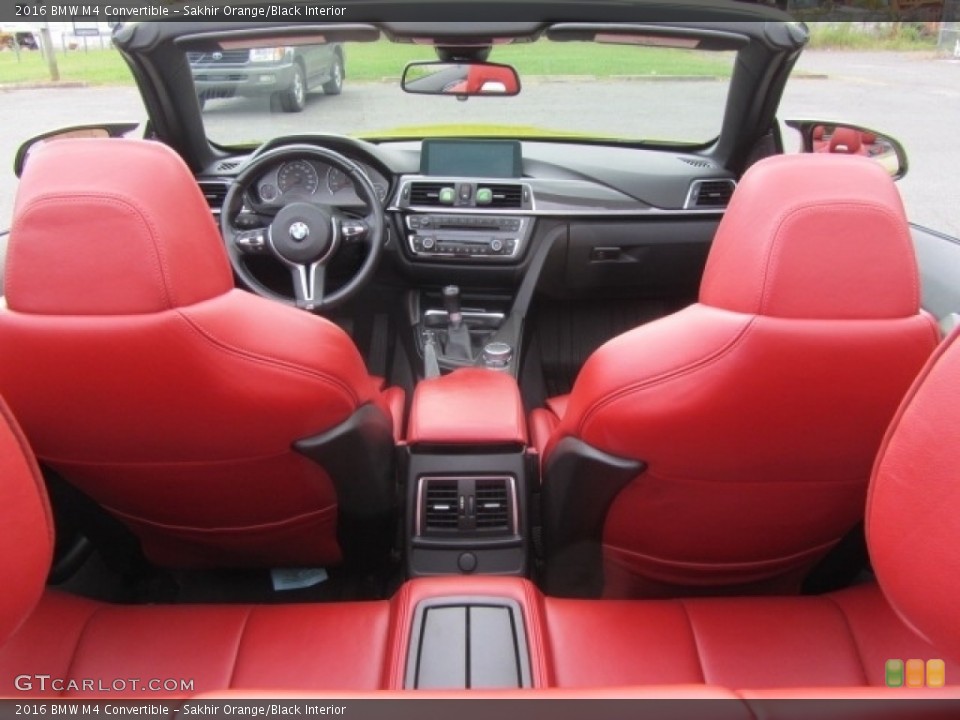 Sakhir Orange/Black Interior Rear Seat for the 2016 BMW M4 Convertible #144926059