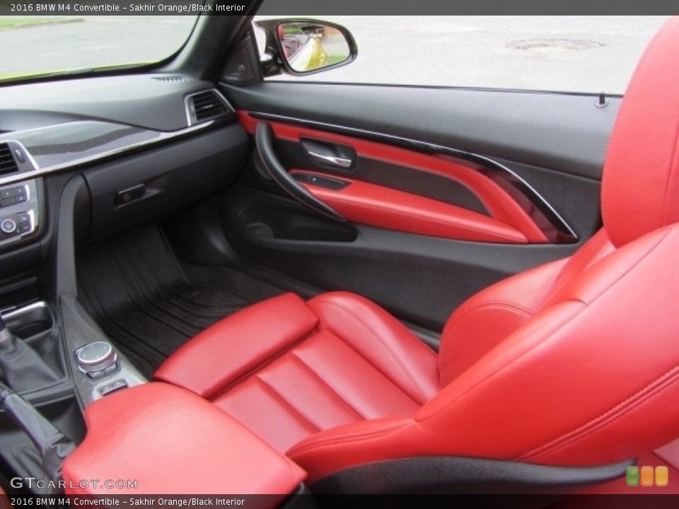 Sakhir Orange/Black Interior Front Seat for the 2016 BMW M4 Convertible #144926082