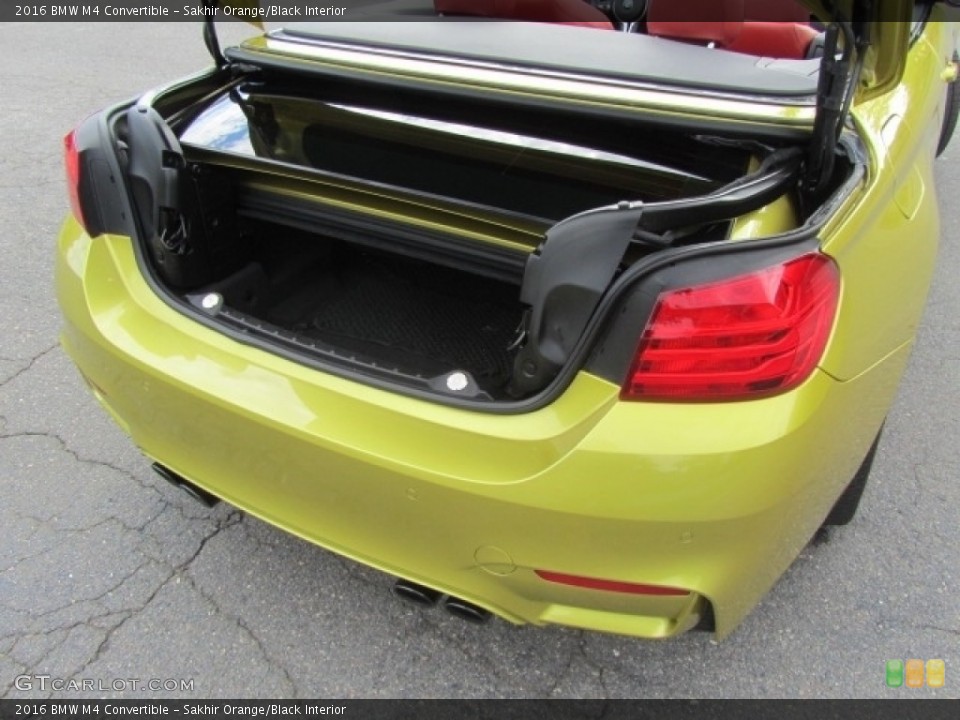 Sakhir Orange/Black Interior Trunk for the 2016 BMW M4 Convertible #144926235