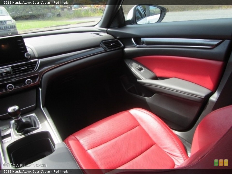 Red Interior Front Seat for the 2018 Honda Accord Sport Sedan #144926533