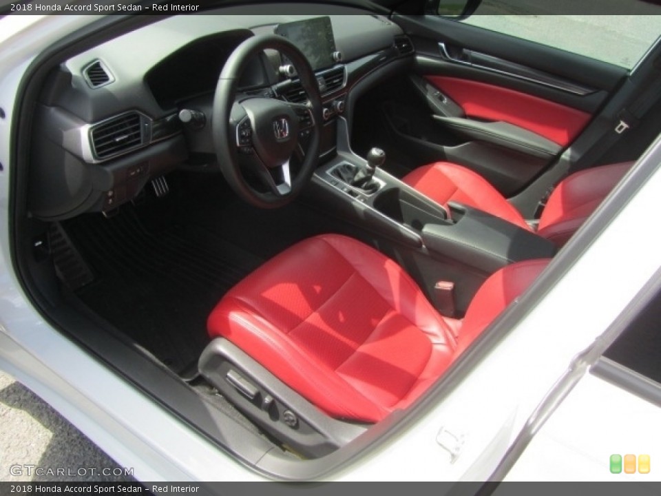 Red Interior Photo for the 2018 Honda Accord Sport Sedan #144926596