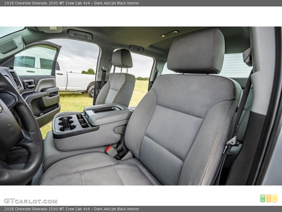 Dark Ash/Jet Black Interior Front Seat for the 2018 Chevrolet Silverado 1500 WT Crew Cab 4x4 #144927706