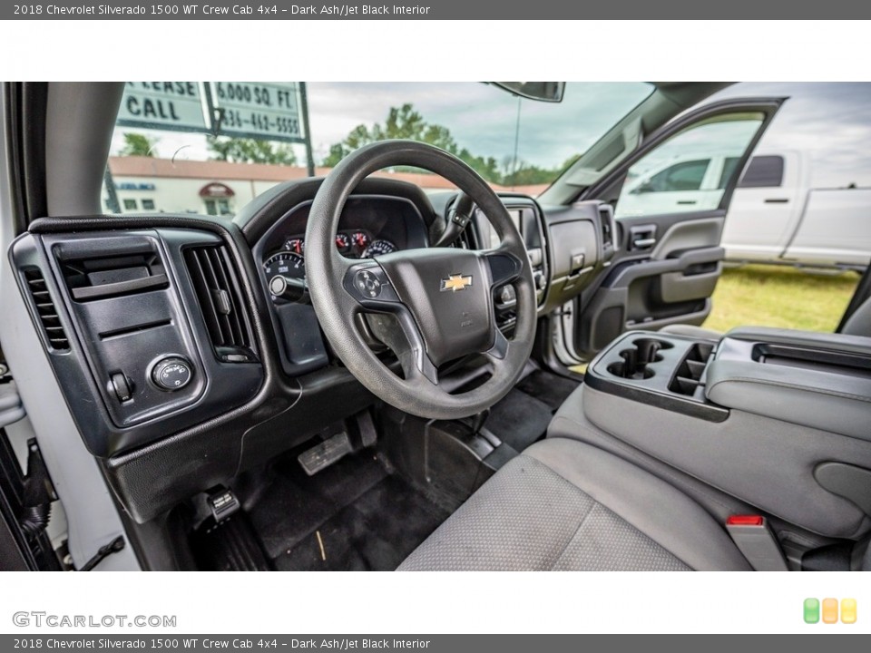 Dark Ash/Jet Black Interior Photo for the 2018 Chevrolet Silverado 1500 WT Crew Cab 4x4 #144927726