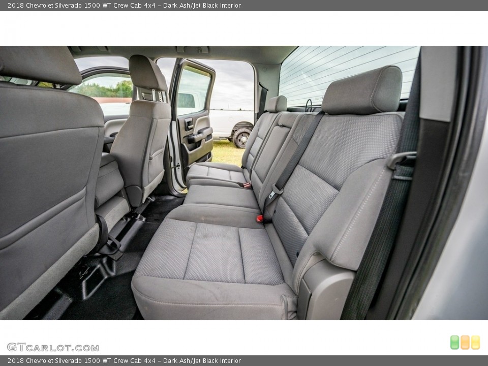Dark Ash/Jet Black Interior Rear Seat for the 2018 Chevrolet Silverado 1500 WT Crew Cab 4x4 #144927747