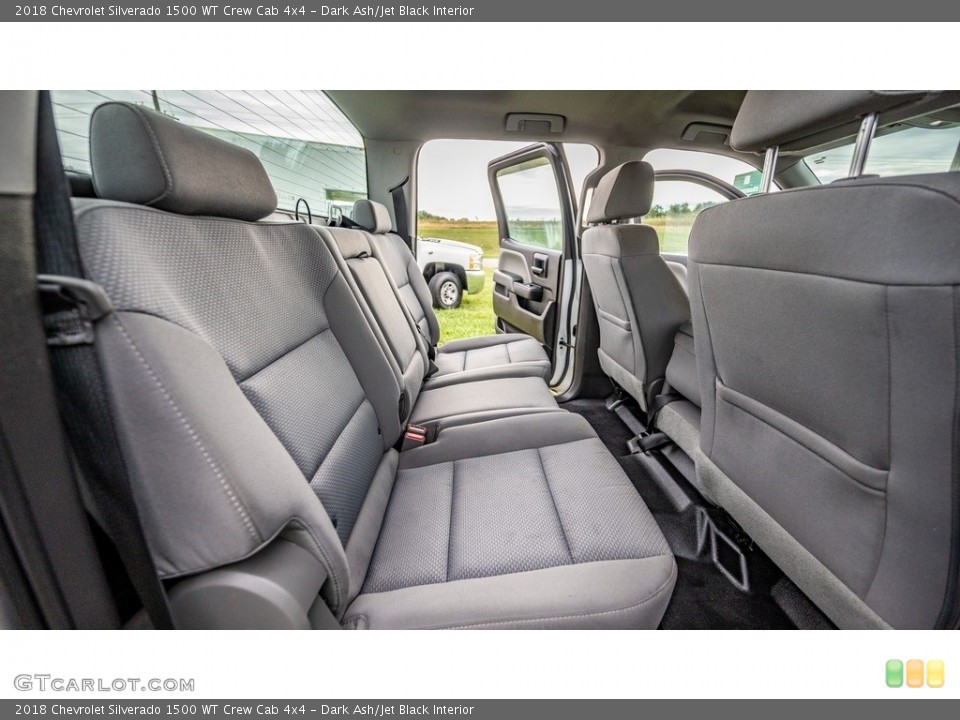 Dark Ash/Jet Black Interior Rear Seat for the 2018 Chevrolet Silverado 1500 WT Crew Cab 4x4 #144927769