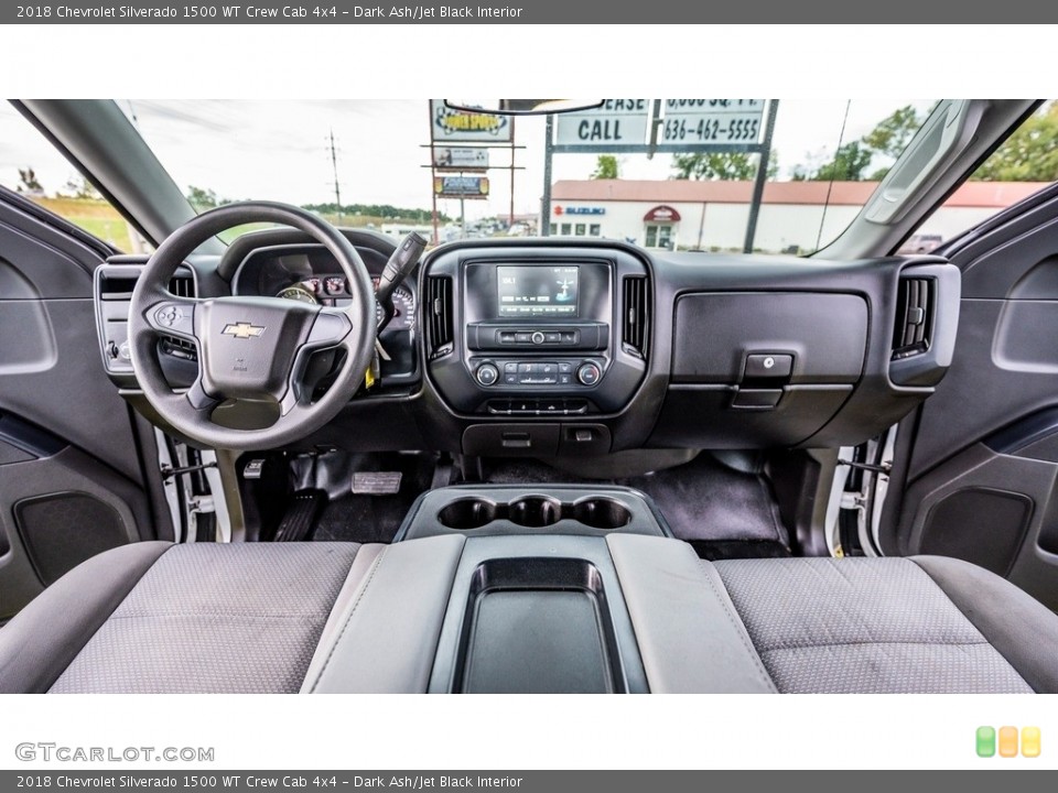 Dark Ash/Jet Black Interior Prime Interior for the 2018 Chevrolet Silverado 1500 WT Crew Cab 4x4 #144927824