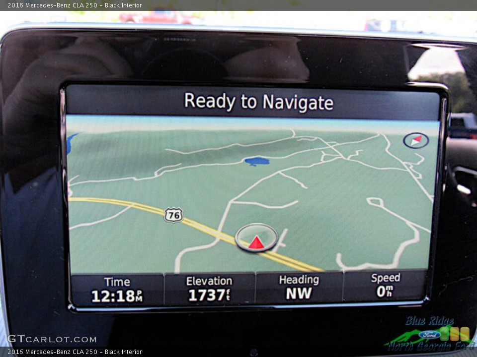 Black Interior Navigation for the 2016 Mercedes-Benz CLA 250 #144930551