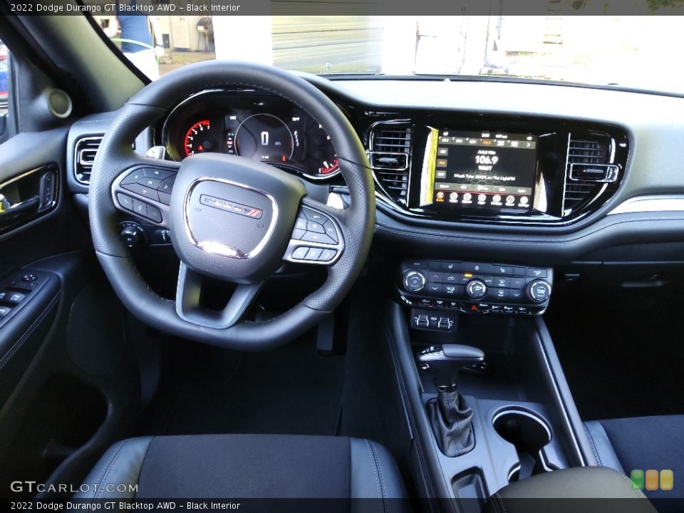 Black Interior Dashboard for the 2022 Dodge Durango GT Blacktop AWD #144931690