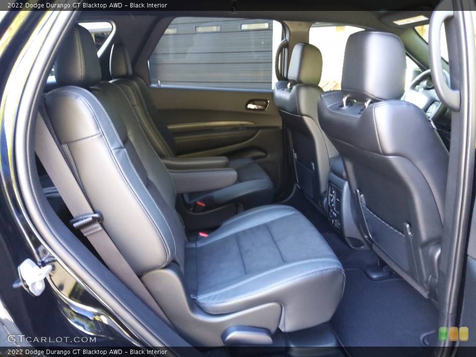 Black Interior Rear Seat for the 2022 Dodge Durango GT Blacktop AWD #144931813