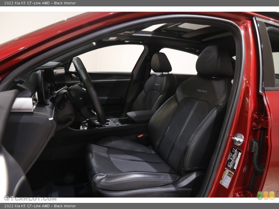 Black Interior Photo for the 2022 Kia K5 GT-Line AWD #144931891
