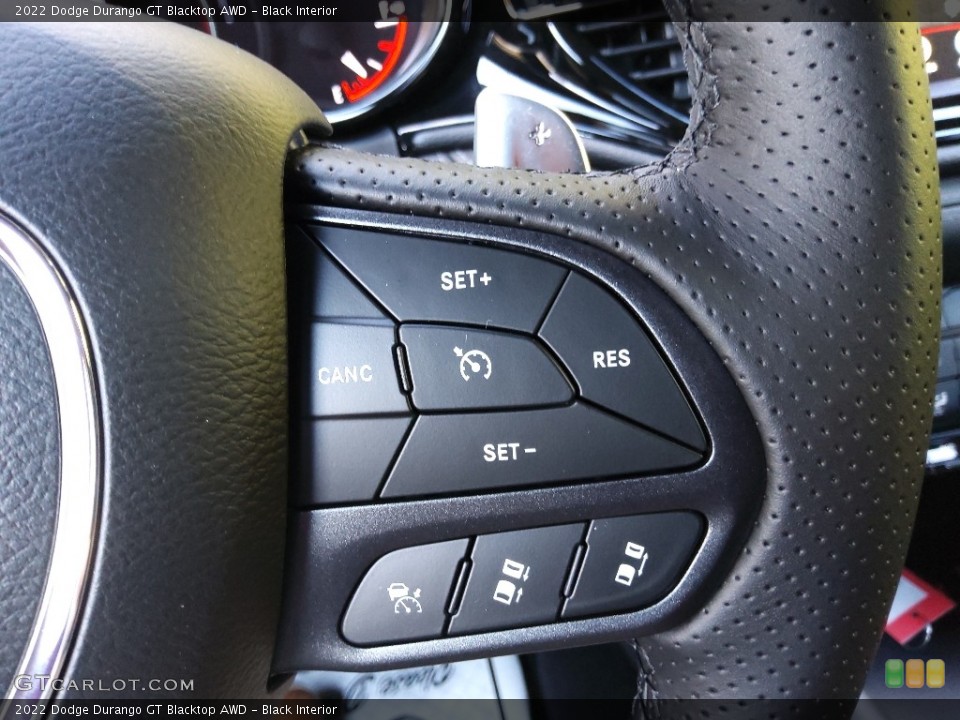 Black Interior Steering Wheel for the 2022 Dodge Durango GT Blacktop AWD #144931909