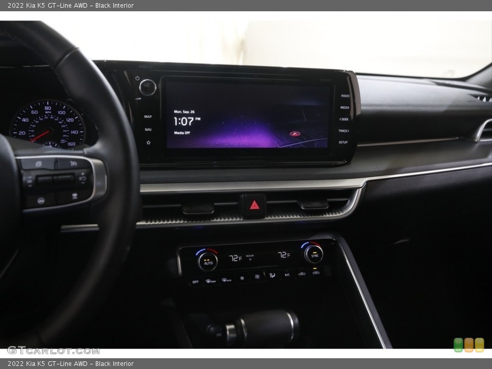 Black Interior Controls for the 2022 Kia K5 GT-Line AWD #144931969