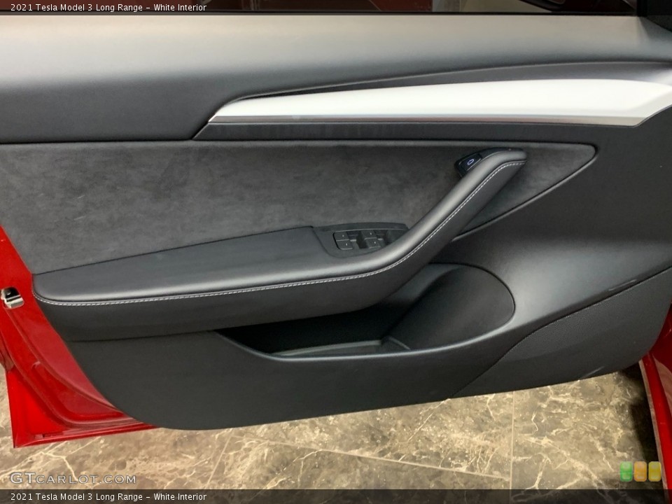 White Interior Door Panel for the 2021 Tesla Model 3 Long Range #144933868