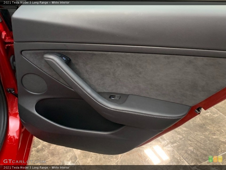 White Interior Door Panel for the 2021 Tesla Model 3 Long Range #144933892