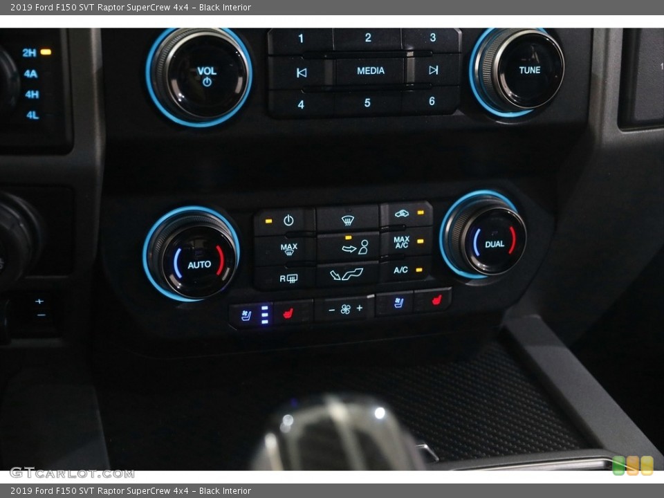 Black Interior Controls for the 2019 Ford F150 SVT Raptor SuperCrew 4x4 #144935965