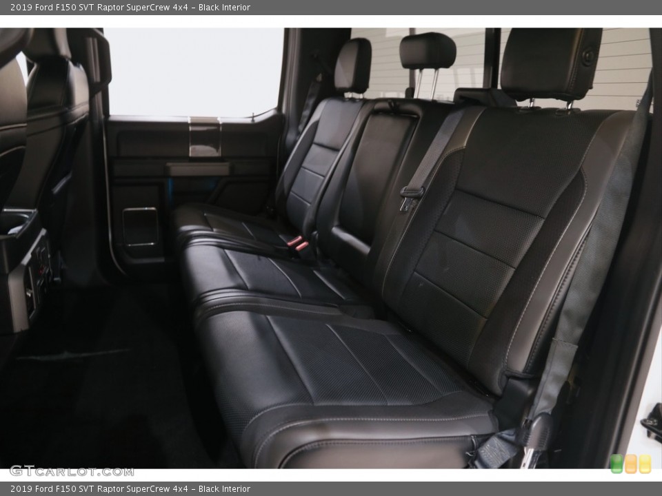 Black Interior Rear Seat for the 2019 Ford F150 SVT Raptor SuperCrew 4x4 #144936035