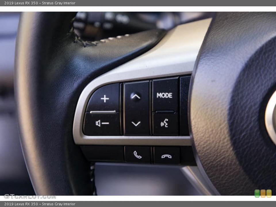 Stratus Gray Interior Steering Wheel for the 2019 Lexus RX 350 #144937746