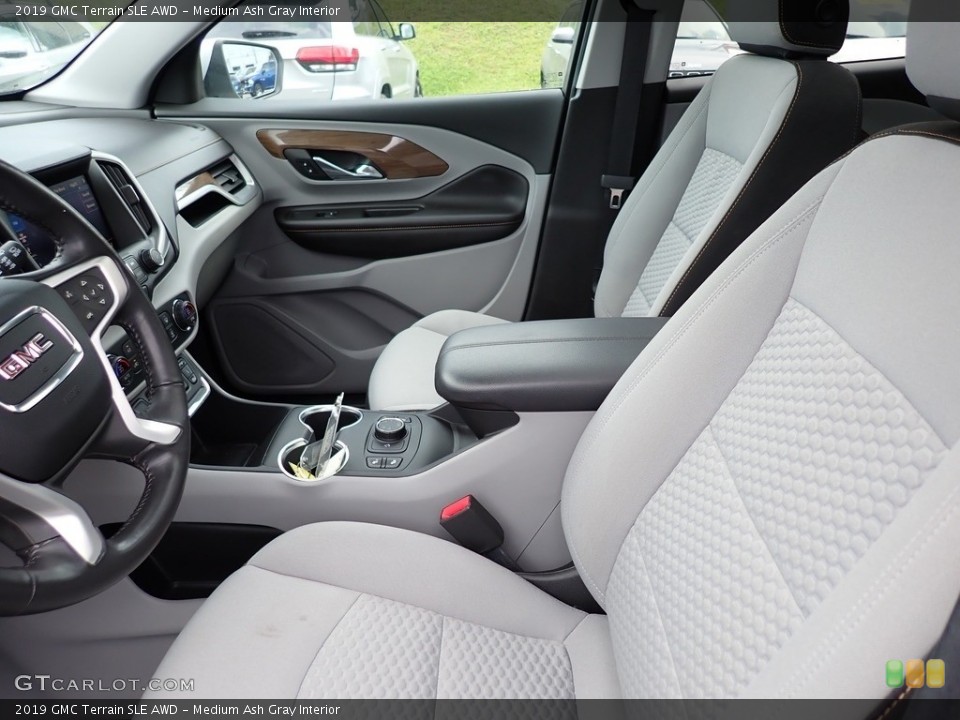 Medium Ash Gray Interior Front Seat for the 2019 GMC Terrain SLE AWD #144937776
