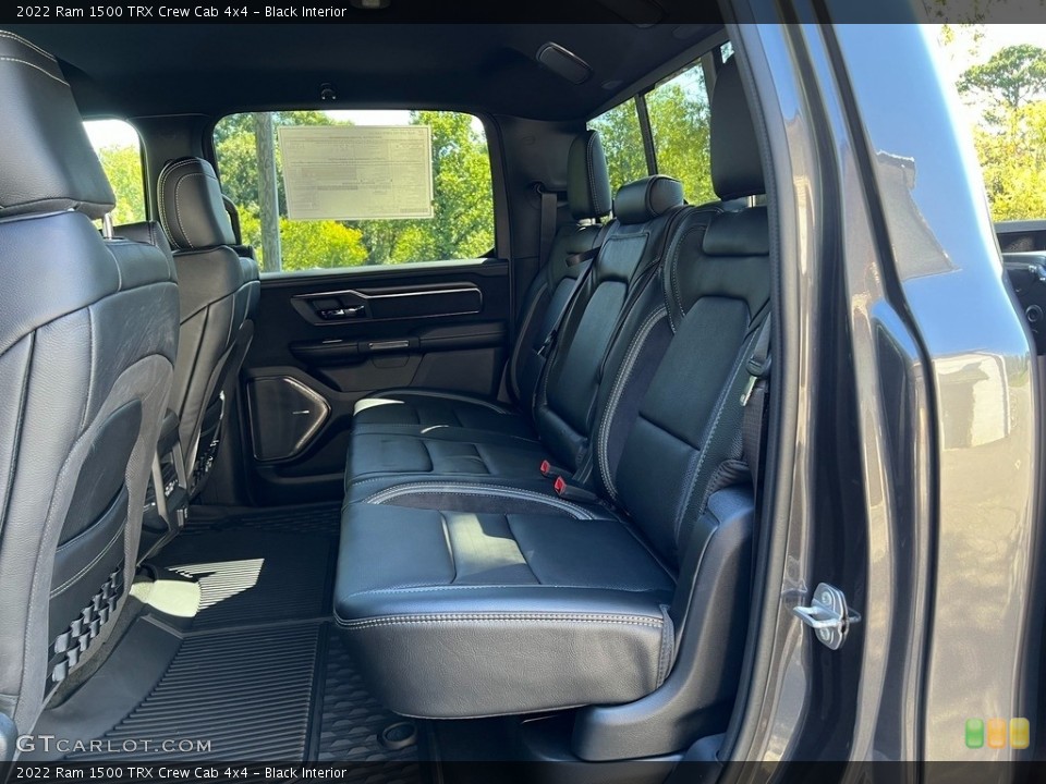 Black Interior Rear Seat for the 2022 Ram 1500 TRX Crew Cab 4x4 #144939735