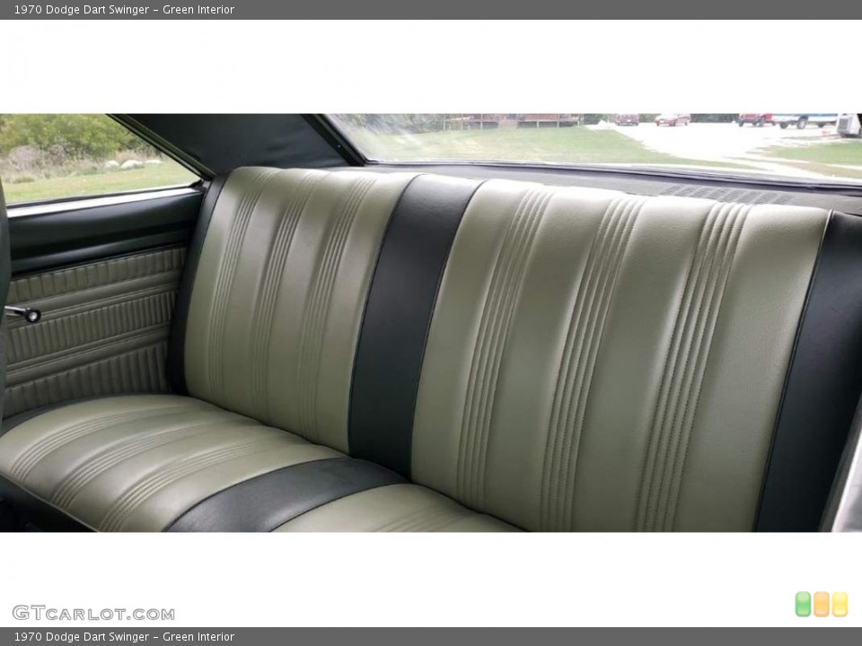 Green Interior Rear Seat for the 1970 Dodge Dart Swinger #144940506