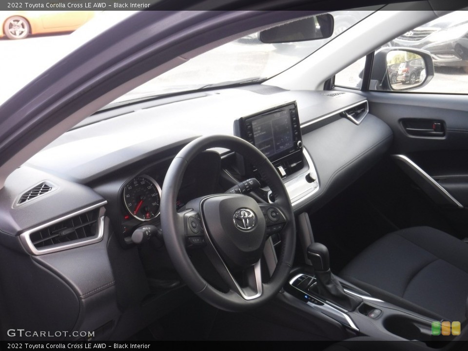 Black Interior Dashboard for the 2022 Toyota Corolla Cross LE AWD #144941253