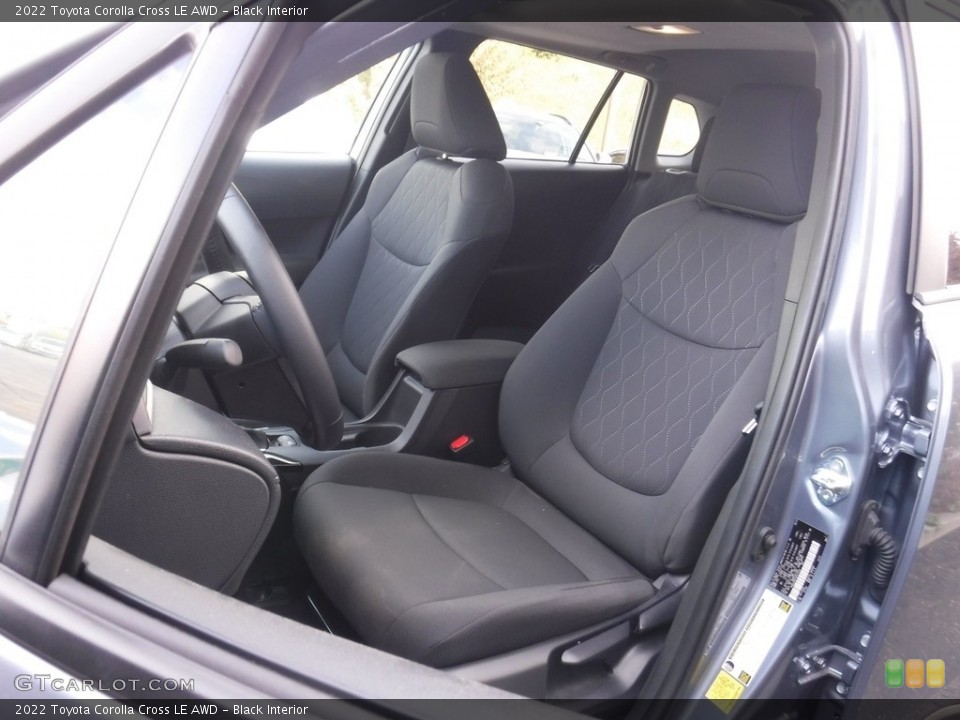 Black Interior Front Seat for the 2022 Toyota Corolla Cross LE AWD #144941274