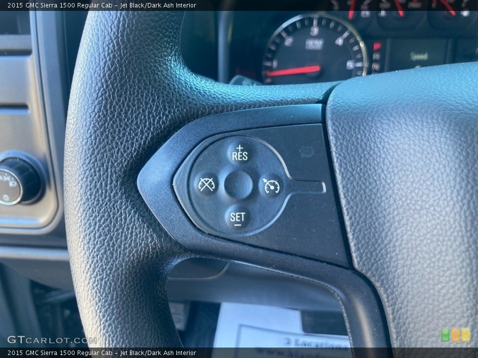 Jet Black/Dark Ash Interior Steering Wheel for the 2015 GMC Sierra 1500 Regular Cab #144941760