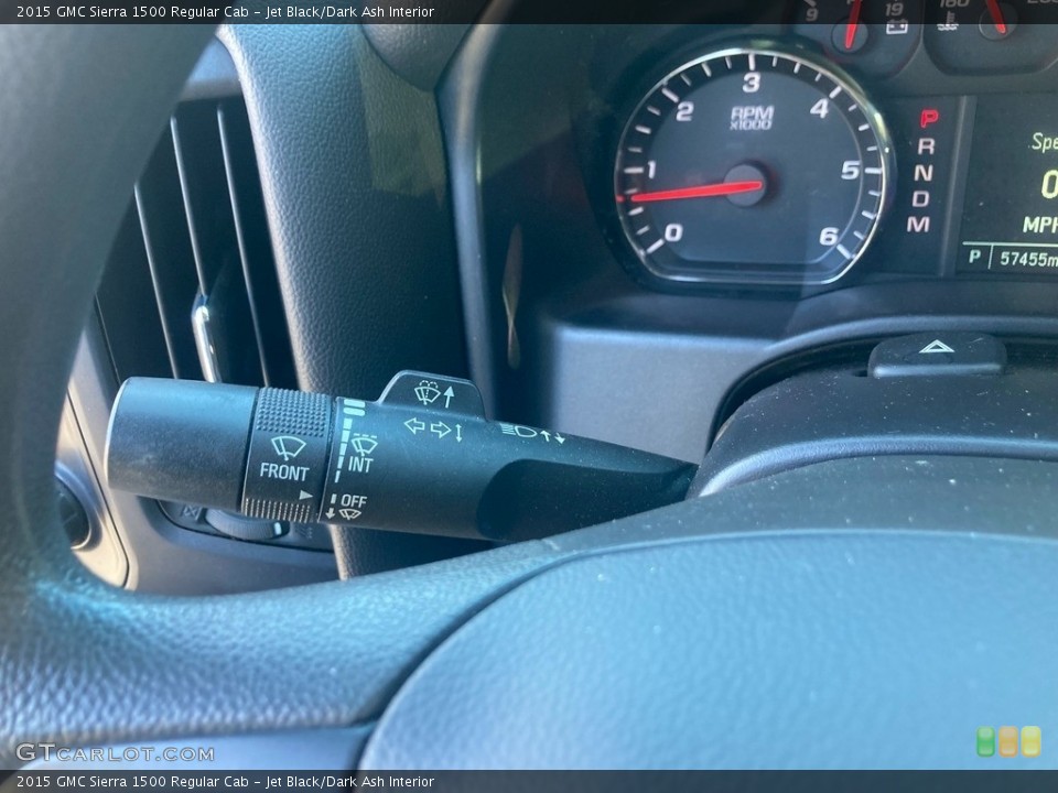 Jet Black/Dark Ash Interior Controls for the 2015 GMC Sierra 1500 Regular Cab #144941784