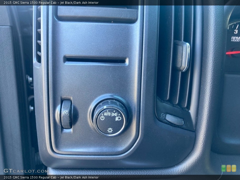 Jet Black/Dark Ash Interior Controls for the 2015 GMC Sierra 1500 Regular Cab #144941827