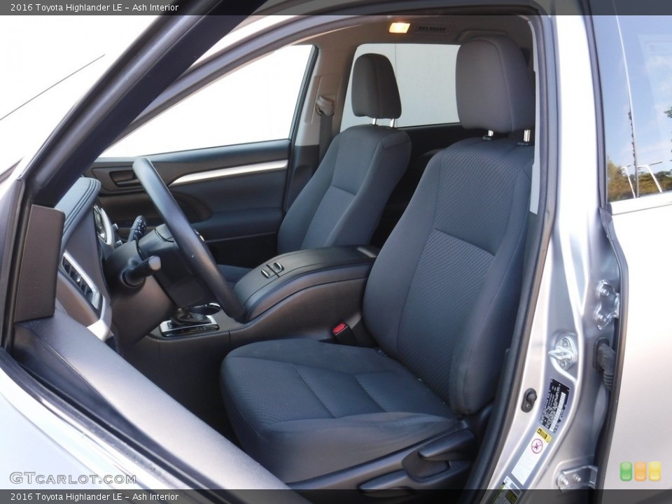 Ash Interior Front Seat for the 2016 Toyota Highlander LE #144941895