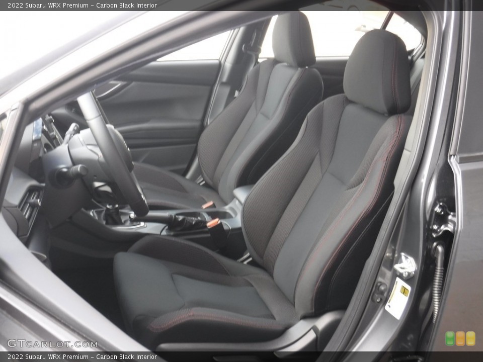 Carbon Black Interior Front Seat for the 2022 Subaru WRX Premium #144941970