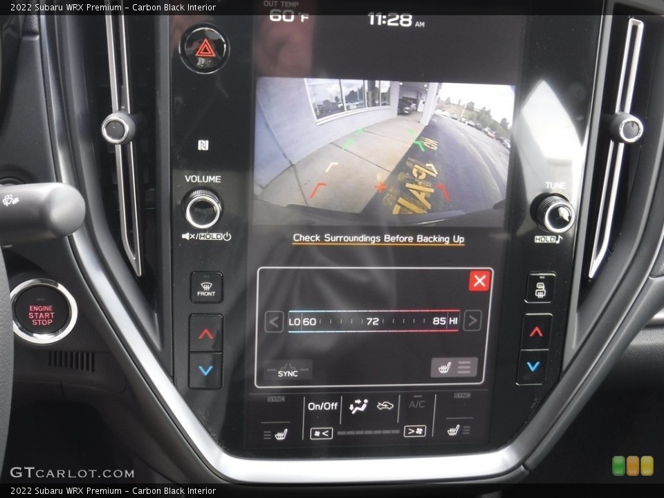 Carbon Black Interior Controls for the 2022 Subaru WRX Premium #144942135