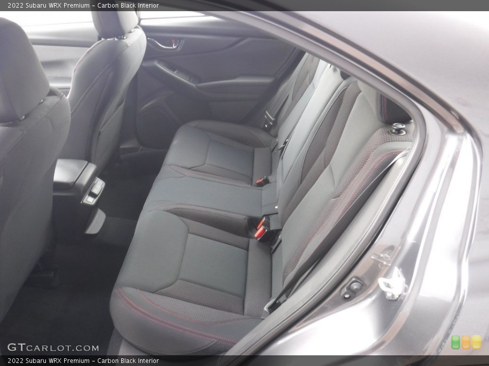 Carbon Black Interior Rear Seat for the 2022 Subaru WRX Premium #144942288