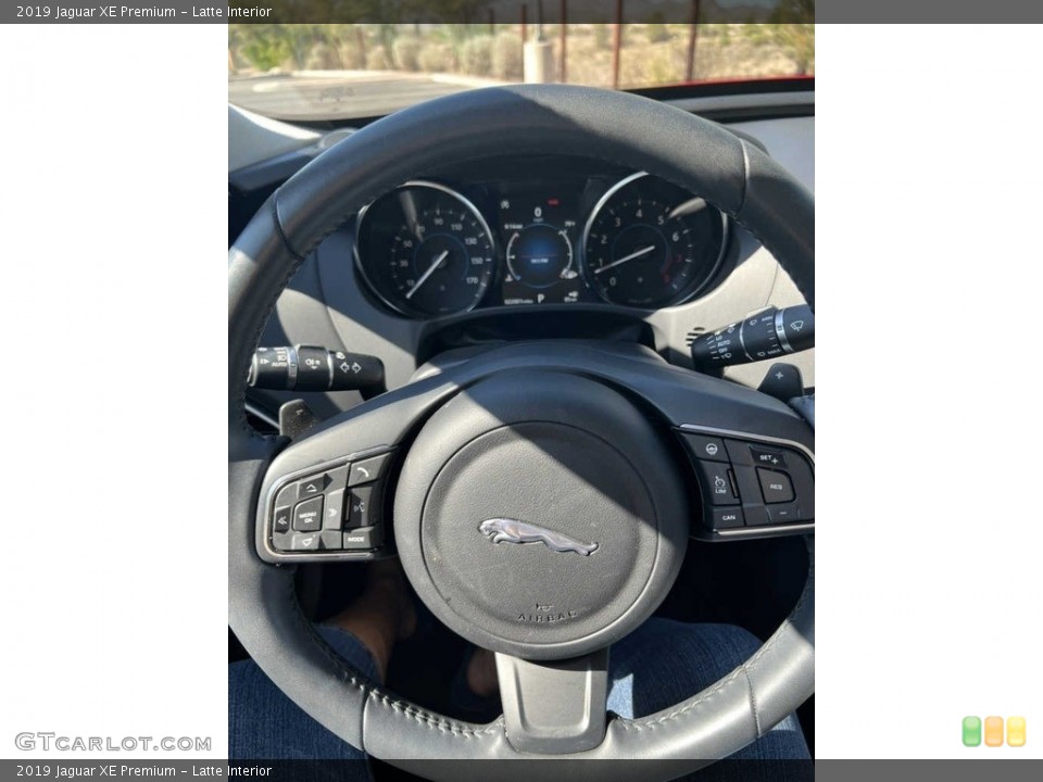 Latte Interior Steering Wheel for the 2019 Jaguar XE Premium #144942303