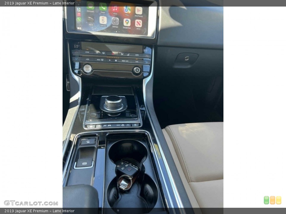 Latte Interior Controls for the 2019 Jaguar XE Premium #144942321