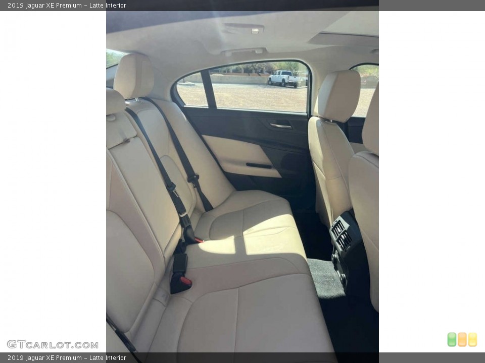 Latte Interior Rear Seat for the 2019 Jaguar XE Premium #144942351