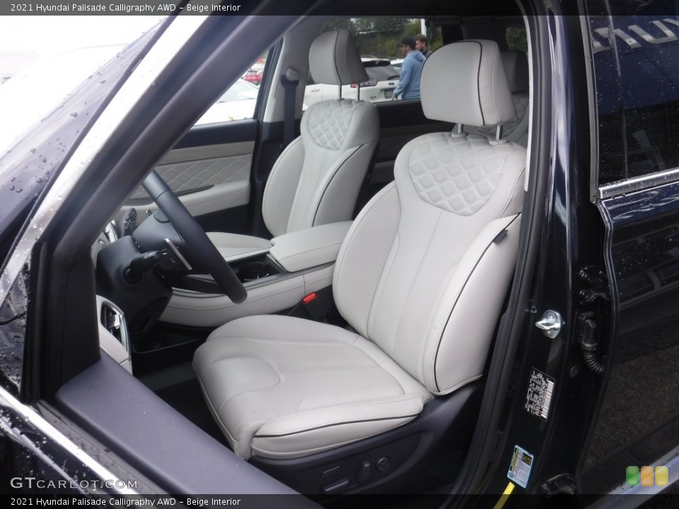 Beige Interior Photo for the 2021 Hyundai Palisade Calligraphy AWD #144943284