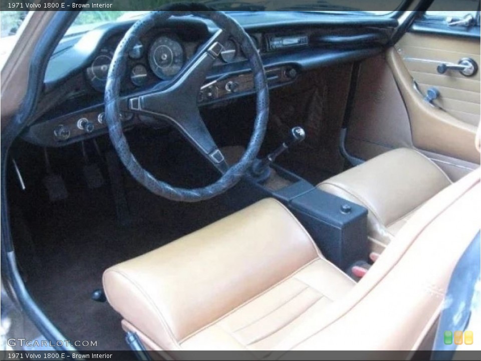 Brown Interior Photo for the 1971 Volvo 1800 E #144943531