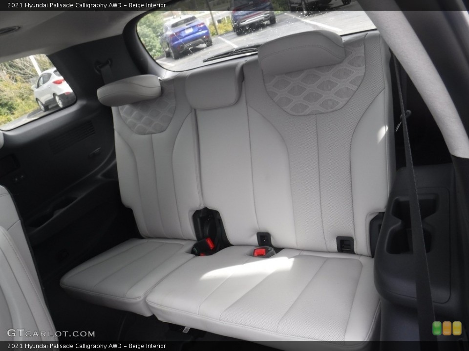 Beige Interior Rear Seat for the 2021 Hyundai Palisade Calligraphy AWD #144943536