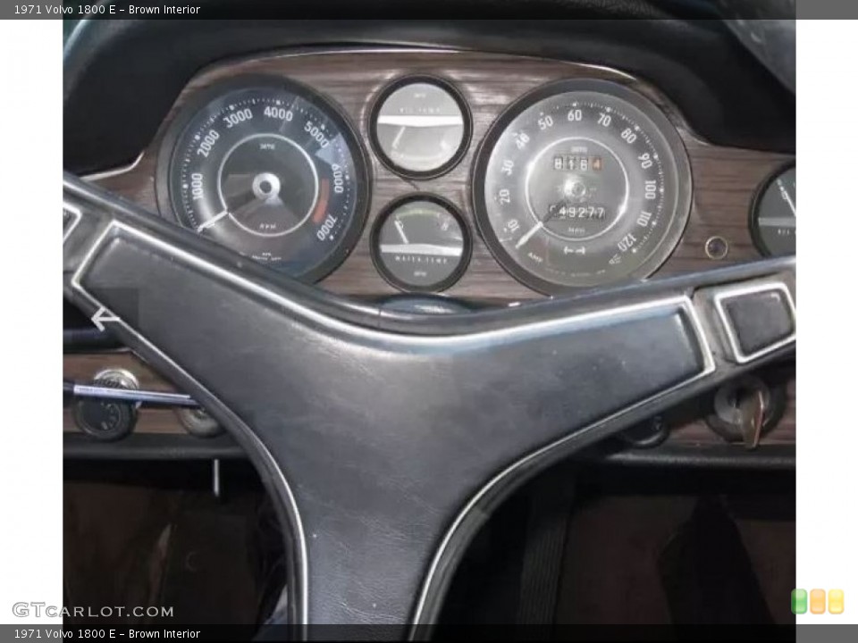 Brown Interior Gauges for the 1971 Volvo 1800 E #144943569