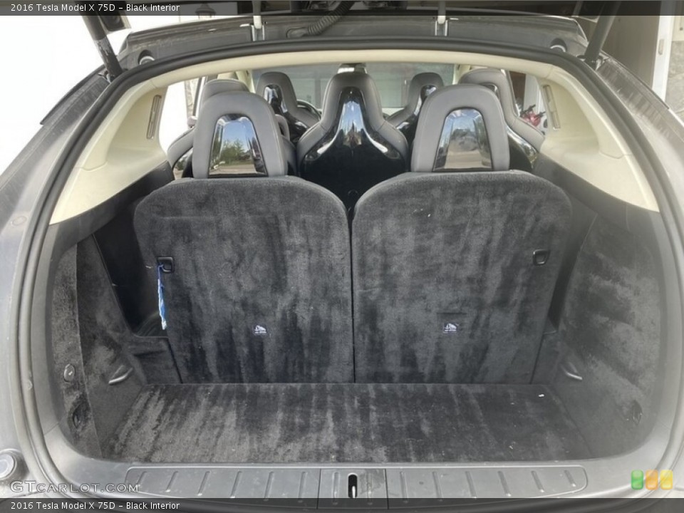 Black Interior Trunk for the 2016 Tesla Model X 75D #144943914