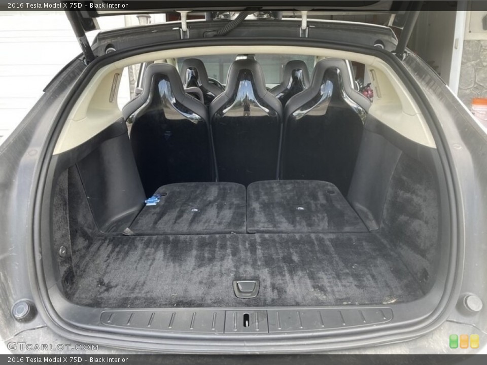 Black Interior Trunk for the 2016 Tesla Model X 75D #144943926