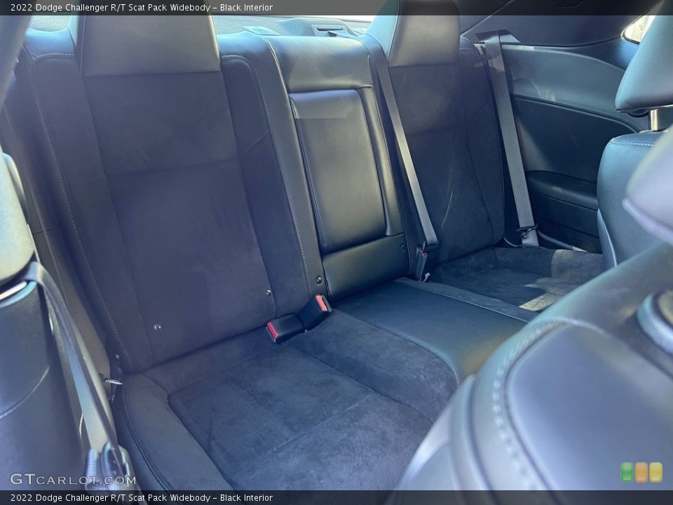 Black Interior Rear Seat for the 2022 Dodge Challenger R/T Scat Pack Widebody #144945541