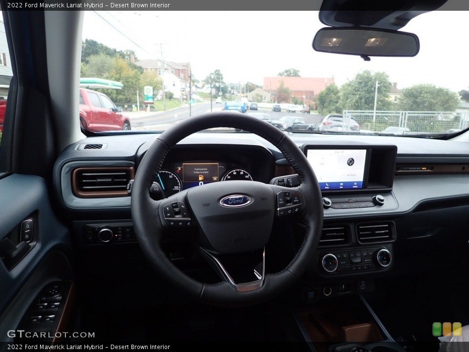 Desert Brown Interior Dashboard for the 2022 Ford Maverick Lariat Hybrid #144946819