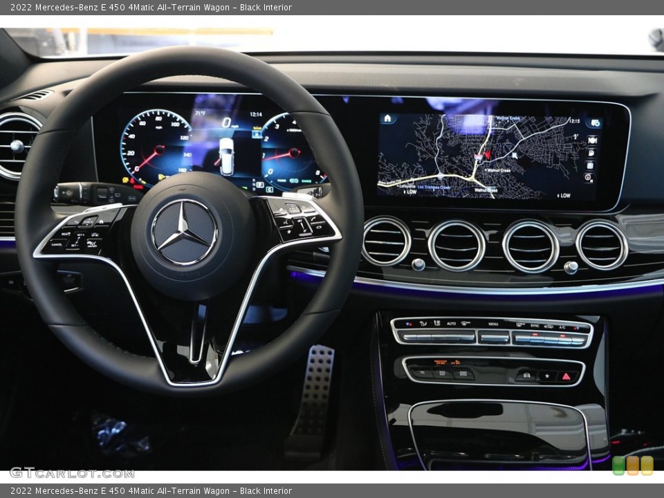 Black Interior Steering Wheel for the 2022 Mercedes-Benz E 450 4Matic All-Terrain Wagon #144946846