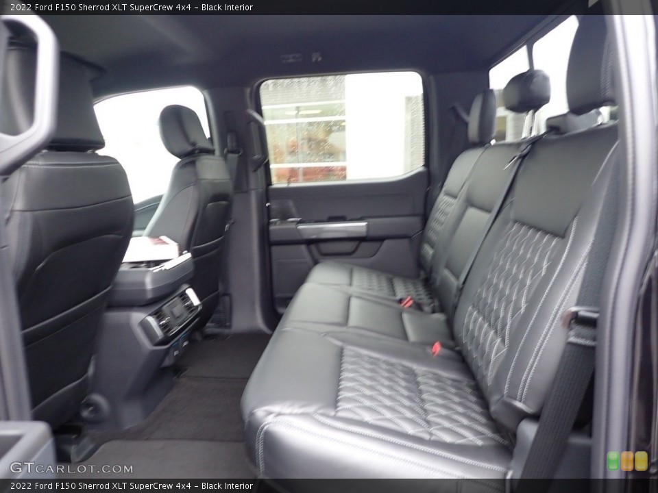 Black Interior Rear Seat for the 2022 Ford F150 Sherrod XLT SuperCrew 4x4 #144947233