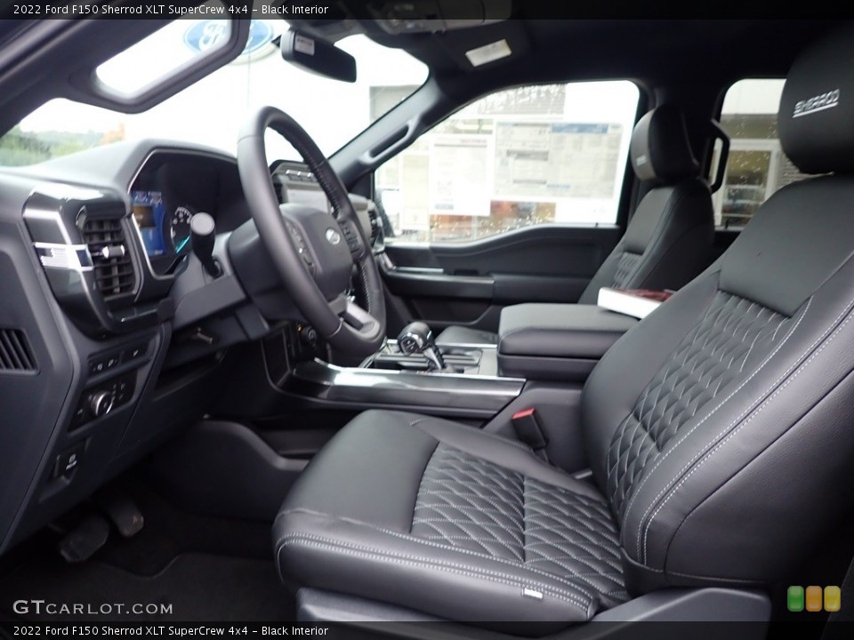 Black Interior Photo for the 2022 Ford F150 Sherrod XLT SuperCrew 4x4 #144947272