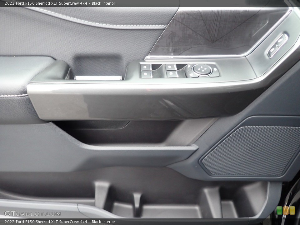 Black Interior Door Panel for the 2022 Ford F150 Sherrod XLT SuperCrew 4x4 #144947320