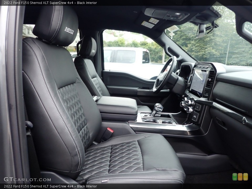 Black Interior Photo for the 2022 Ford F150 Sherrod XLT SuperCrew 4x4 #144947581