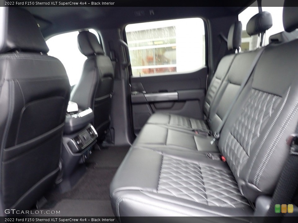 Black Interior Rear Seat for the 2022 Ford F150 Sherrod XLT SuperCrew 4x4 #144947650